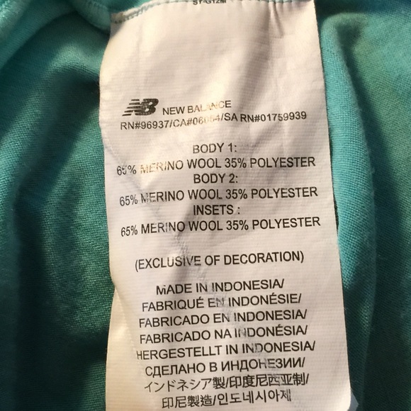 NEW BALANCE WOOL BLEND PULLOVER SZ X SMALLL RUN - Picture 5 of 5